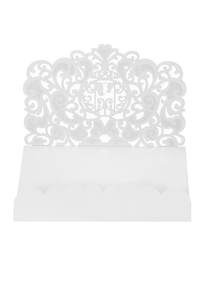 NIBEMINENT 20-Piece Floral Pattern Decorative Invitation Card Cover D1378 18x12centimeter - Image 1