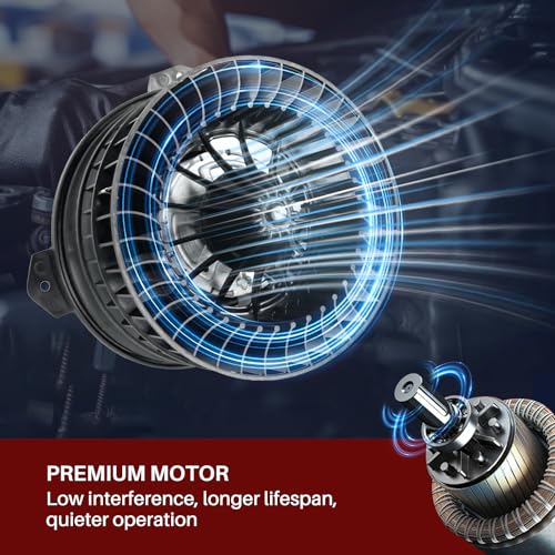 Aspligo 700070 AC Heater Blower Motor Fan Front Fit for Chrysler Pacifica 2004-2008 ，Town & Country 2001-2007 ，Voyager 2001-2003， for Dodge Caravan Grand Caravan 2001-2007 ，75739, 4885475AB, 4885475AC - Image 5