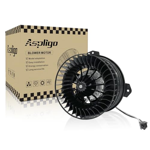 Aspligo 700070 AC Heater Blower Motor Fan Front Fit for Chrysler Pacifica 2004-2008 ，Town & Country 2001-2007 ，Voyager 2001-2003， for Dodge Caravan Grand Caravan 2001-2007 ，75739, 4885475AB, 4885475AC - Image 1