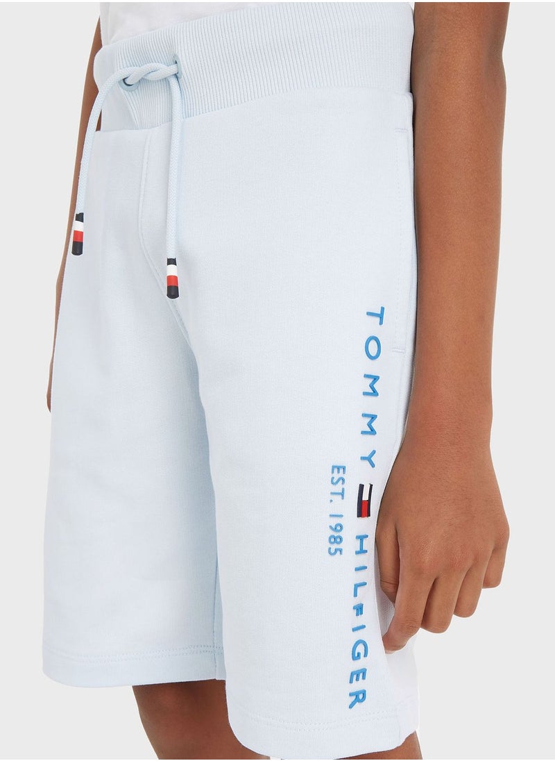 TOMMY HILFIGER - Youth Essential Sport Shorts - Image 1