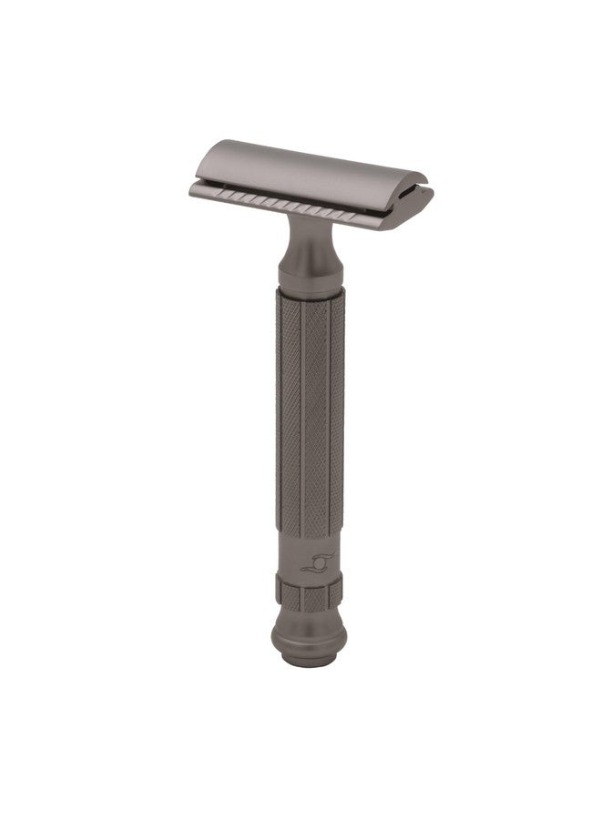 Pearl Shaving Double Edge Safety Razor L-55 (Close Comb) Graphite Black - Image 1