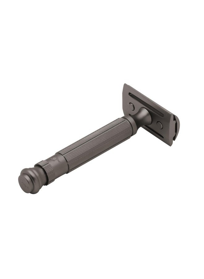 Pearl Shaving Double Edge Safety Razor L-55 (Close Comb) Graphite Black - Image 3