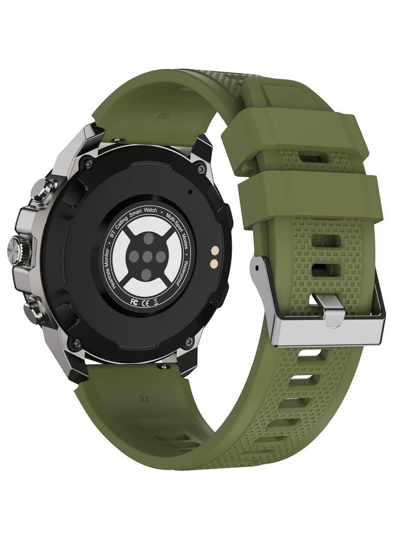 SWISS MILITARY - Swiss Military DOM5 Smartwatch 1.43" AMOLED, Bluetooth Calling, Multi Language, Health & Sports Tracking, Wireless Charging, 7 Days Battery - Image 1