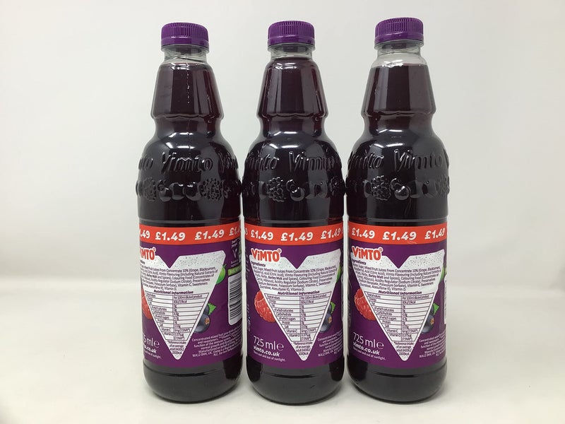 Vimto Squash 725 ml,Mixed Fruit, (Pack of 3) - Image 3