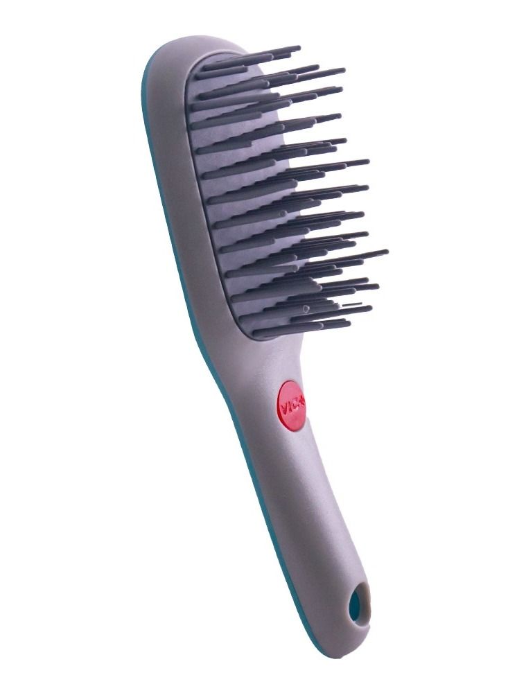 Diva Mini Detangling Brush – Compact Blue Hair Brush for Effortless Knot Removal, Travel-Friendly Sz-A19004 - Image 4