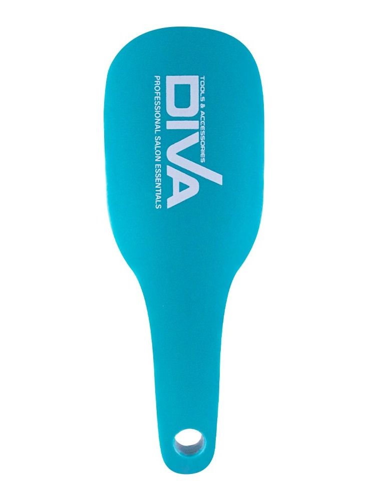 Diva Mini Detangling Brush – Compact Blue Hair Brush for Effortless Knot Removal, Travel-Friendly Sz-A19004 - Image 2