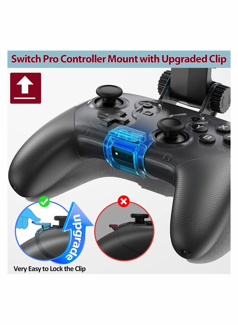 Excefore Switch Pro Controller Clip Mount Adjustable Compatible with OLED Lite  - Image 4