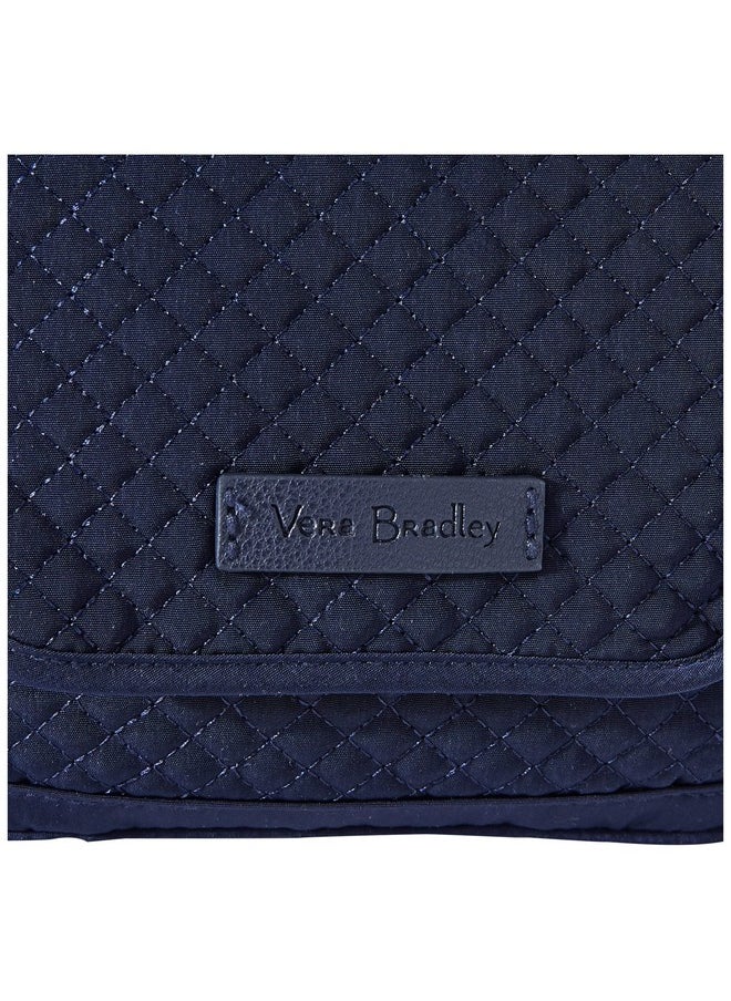 Vera Bradley - Women'S Microfiber Mini Hipster Crossbody Purse With Rfid Protection Navy One Size - Image 1