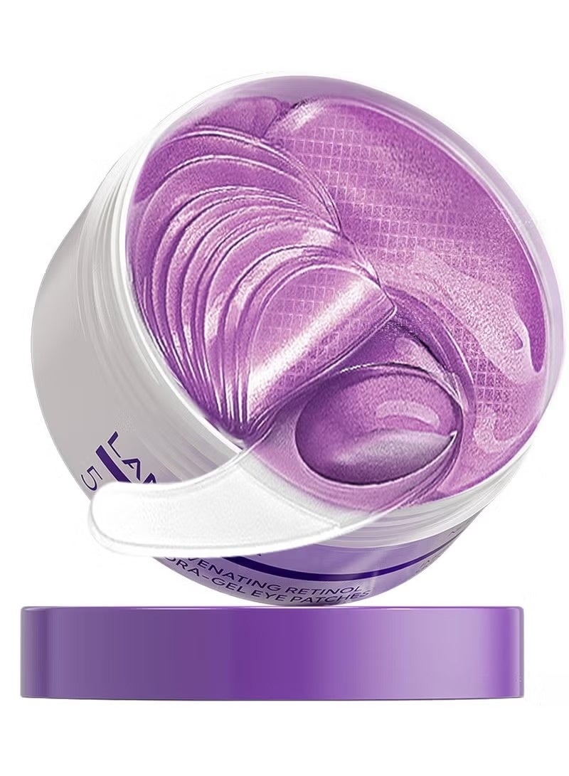 LANBENA Retinol Under Eye Patches for Dark Circles and Puffy Eyes, Cooling Eye Masks for Eye Bags, Fine Lines & Wrinkles Reduce, Anti-Aging, Hydra-Gel Collagen-30 Pairs - Image 1