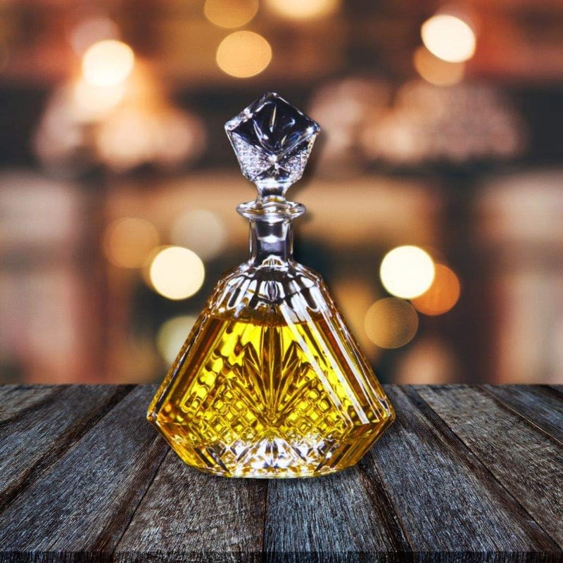 FALKOR Luxury Glassware - King Arthurs Decanter Elegant Classy Decanter with Contemporary Design for Storing Whiskey, Liquor, Scotch, Bourbon,Vodka or Wine 550 ML - Image 1