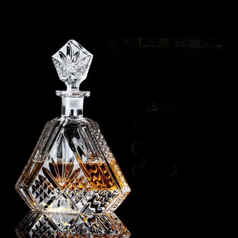 FALKOR Luxury Glassware - King Arthurs Decanter Elegant Classy Decanter with Contemporary Design for Storing Whiskey, Liquor, Scotch, Bourbon,Vodka or Wine 550 ML - Image 2