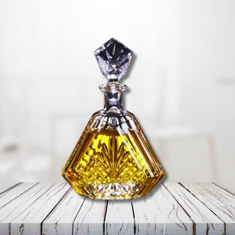 FALKOR Luxury Glassware - King Arthurs Decanter Elegant Classy Decanter with Contemporary Design for Storing Whiskey, Liquor, Scotch, Bourbon,Vodka or Wine 550 ML - Image 3