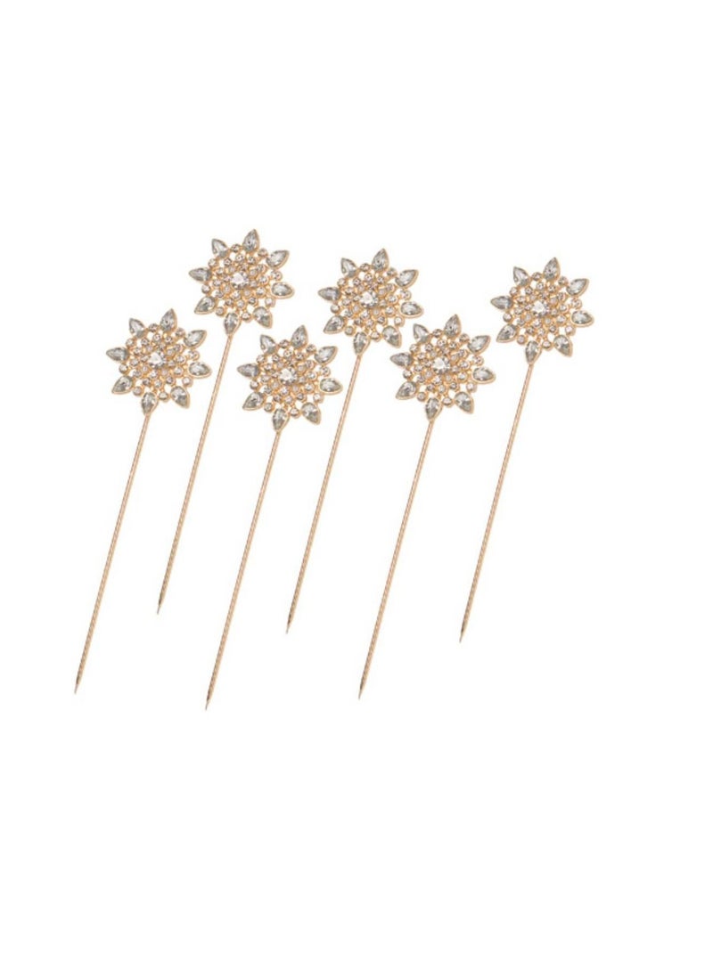 بوكيه دبابيس بوكيه جولد ستاربرست 6 قطع - Image 3