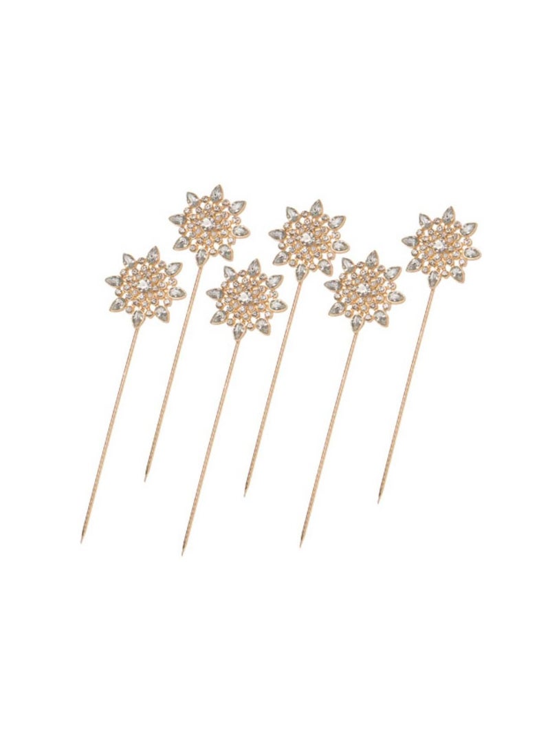 بوكيه دبابيس بوكيه جولد ستاربرست 6 قطع - Image 1