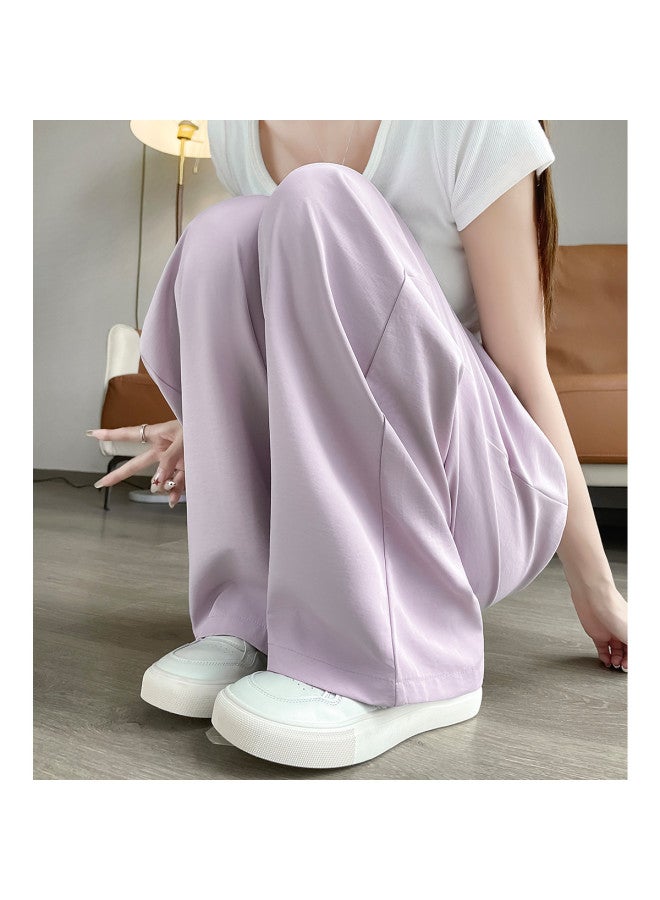 TonLion Thin Pants For Women 2025 New Summer Loose Lazy Style Straight Leg Pants Summer Outfits - Image 3