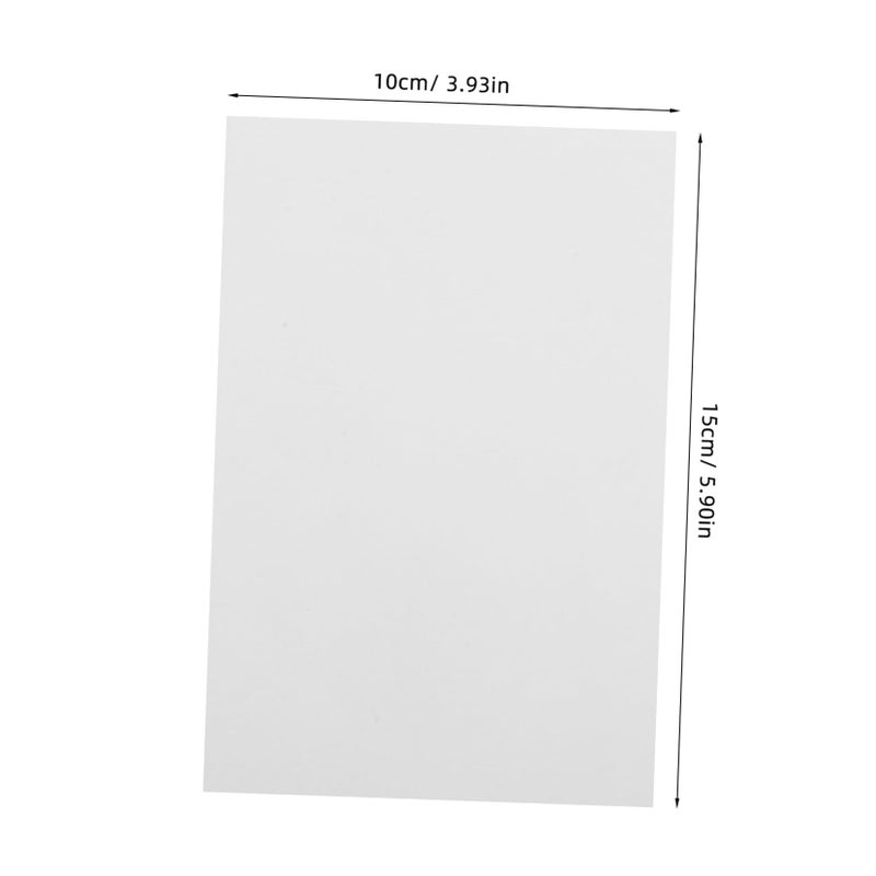 Thick White Cardstock Paper 100pcs Square Foldable Craft Cards for DIY Greeting Cards and Scrapbooking - Image 3