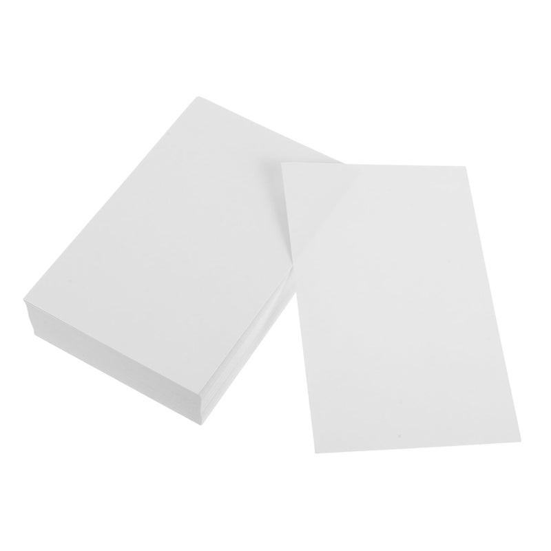 Thick White Cardstock Paper 100pcs Square Foldable Craft Cards for DIY Greeting Cards and Scrapbooking - Image 2