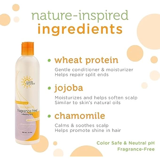 Earth Science SHAMPOO,FRAG FREE, 12 FZ - Image 2