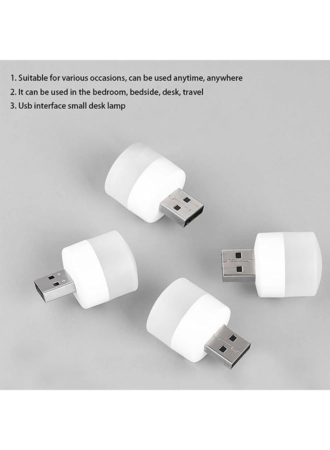 8 Pieces Usb Night Light(4 White Light + 4 Warm Light)  - Image 3