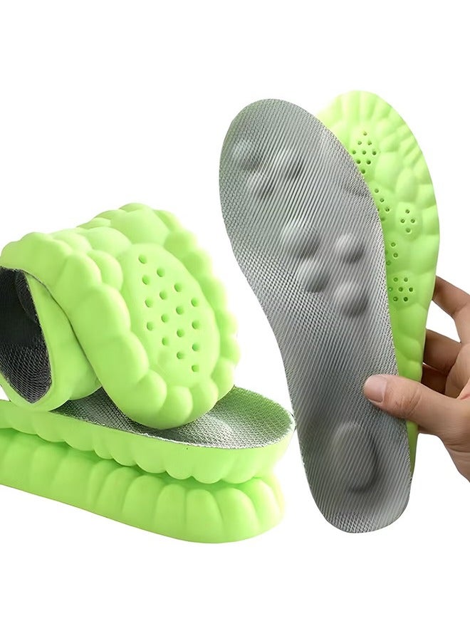 LJRN Breathable Shoe Insoles,Sports Shoe Insole,Providing Excellent Shock Absorption and Cushioning for Feet Relief, Comfortable Insoles for Men and Women for Everyday Use,Plantar Fasciitis Foot Pain Relie - Image 1