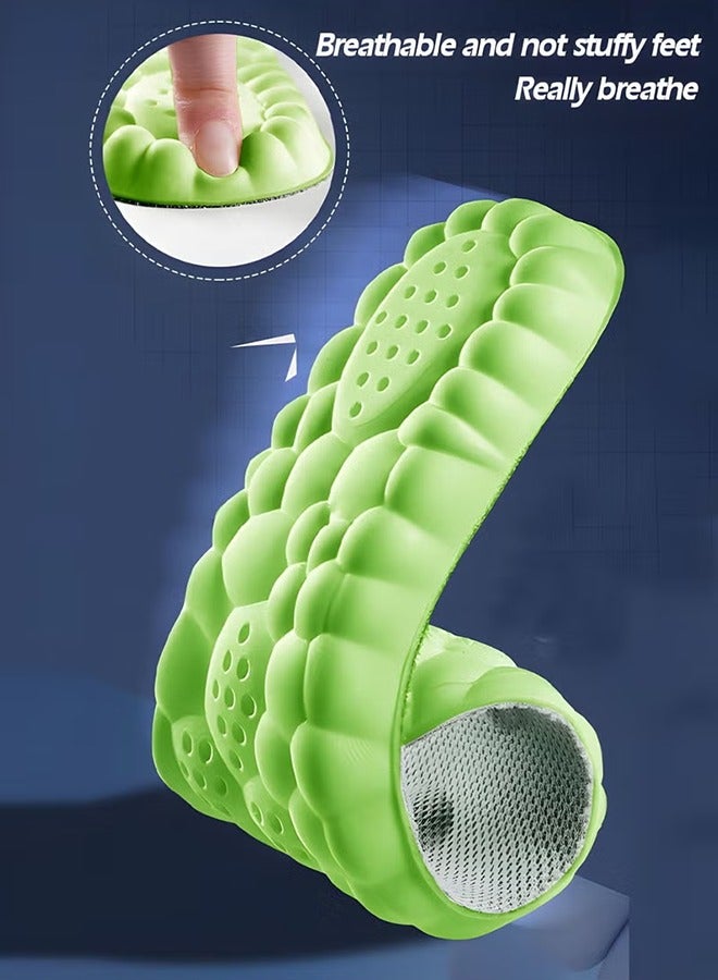 LJRN Breathable Shoe Insoles,Sports Shoe Insole,Providing Excellent Shock Absorption and Cushioning for Feet Relief, Comfortable Insoles for Men and Women for Everyday Use,Plantar Fasciitis Foot Pain Relie - Image 4
