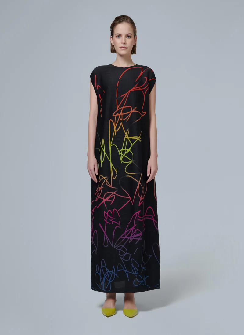 ليم قفطان بليس بطبعة خطوط