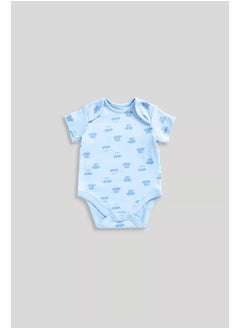 mothercare Vehicles Short-Sleeved Bodysuits - 5 Pack  - Image 2