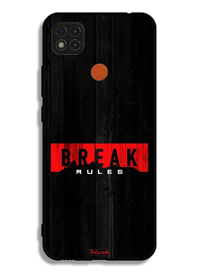 Tolwak Xiaomi Redmi 9C Protective Case Cover Break Rules  - Image 2