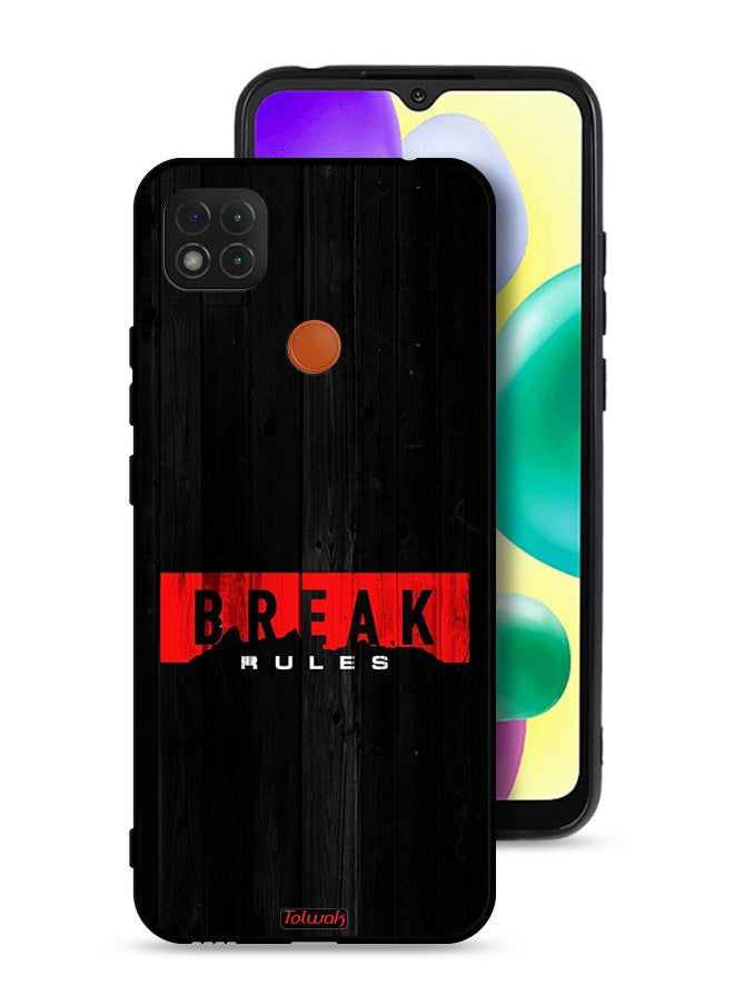Tolwak Xiaomi Redmi 9C Protective Case Cover Break Rules  - Image 1