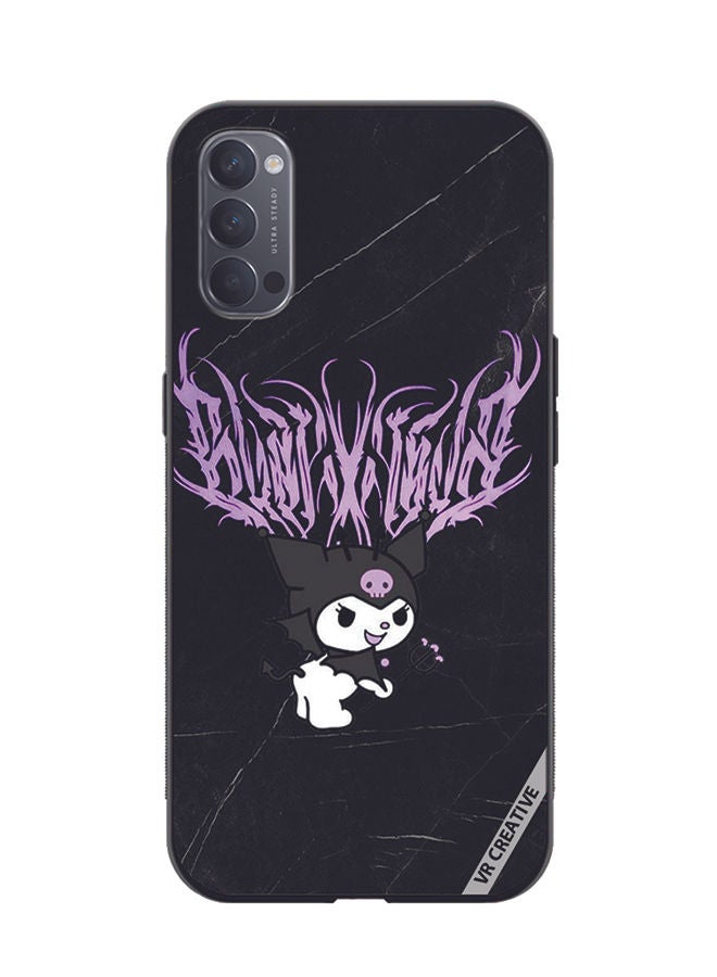 VR CREATIVE Protective Case Cover For Oppo Reno4 Pro 5G Cartoon Character Design Multicolour - Image 1