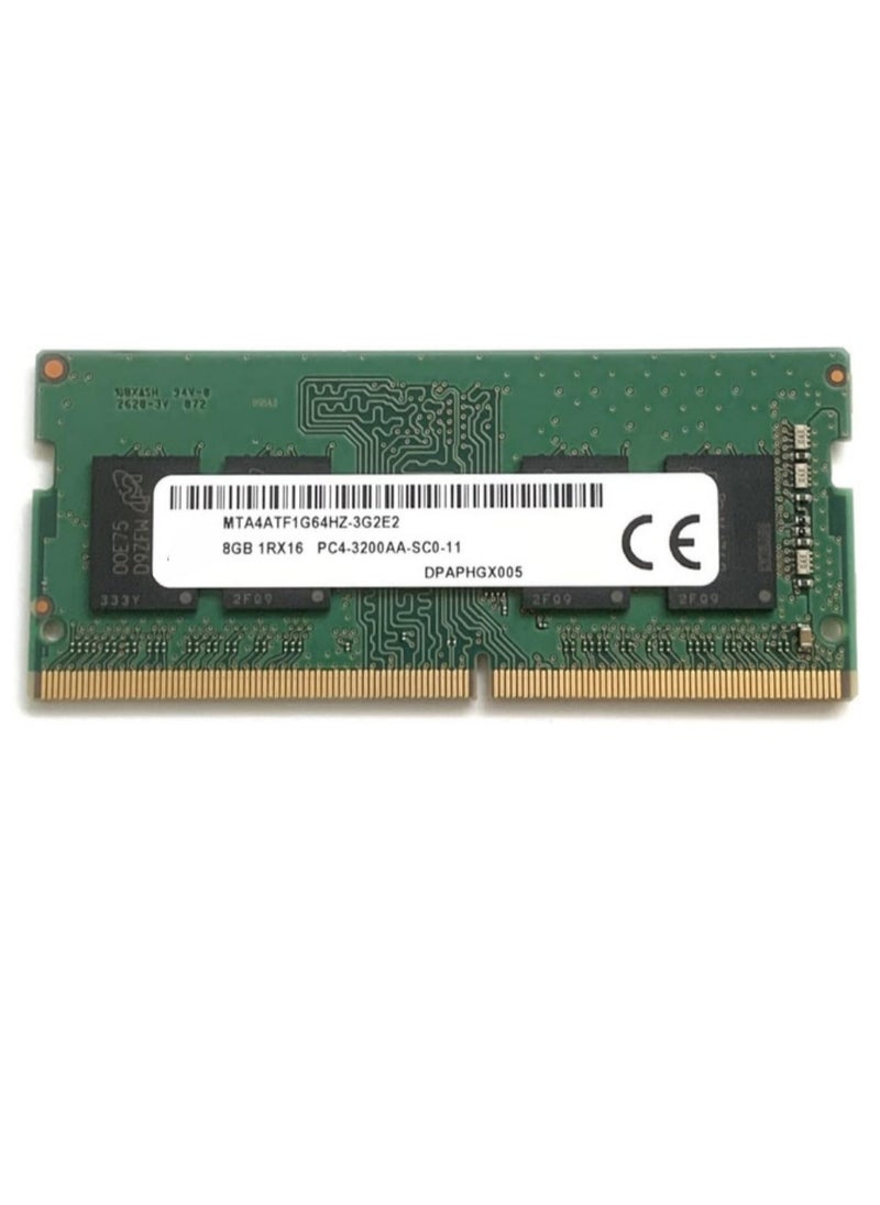 ماركة غير محددة رام لابتوب DDR4 سعة 8 جيجا - سرعة 3200 ميجاهرتز (PC4-25600، 260 سن، جهد 1.2 فولت) 