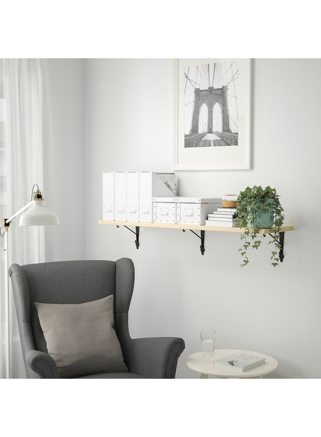 زبون رف حائط، أسبن، 120×30 سم - Image 3