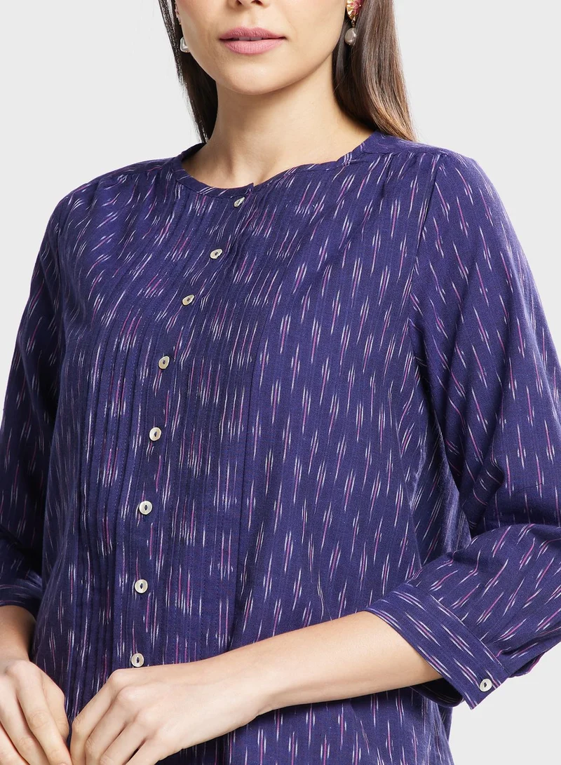 Fabindia Button Down Printed Tunic