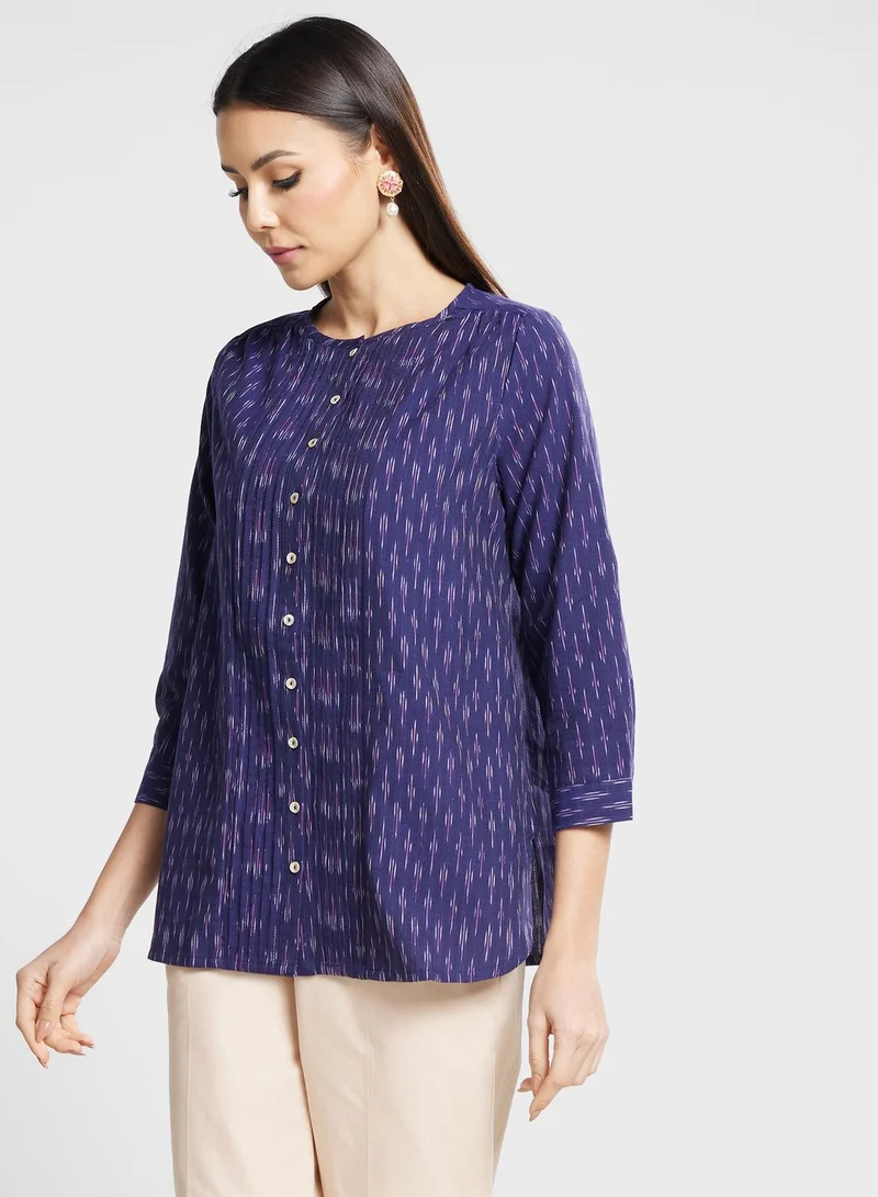 Fabindia Button Down Printed Tunic