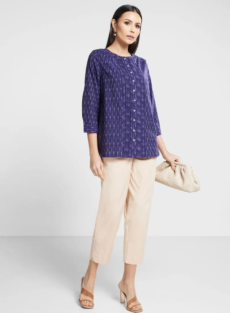 Fabindia Button Down Printed Tunic