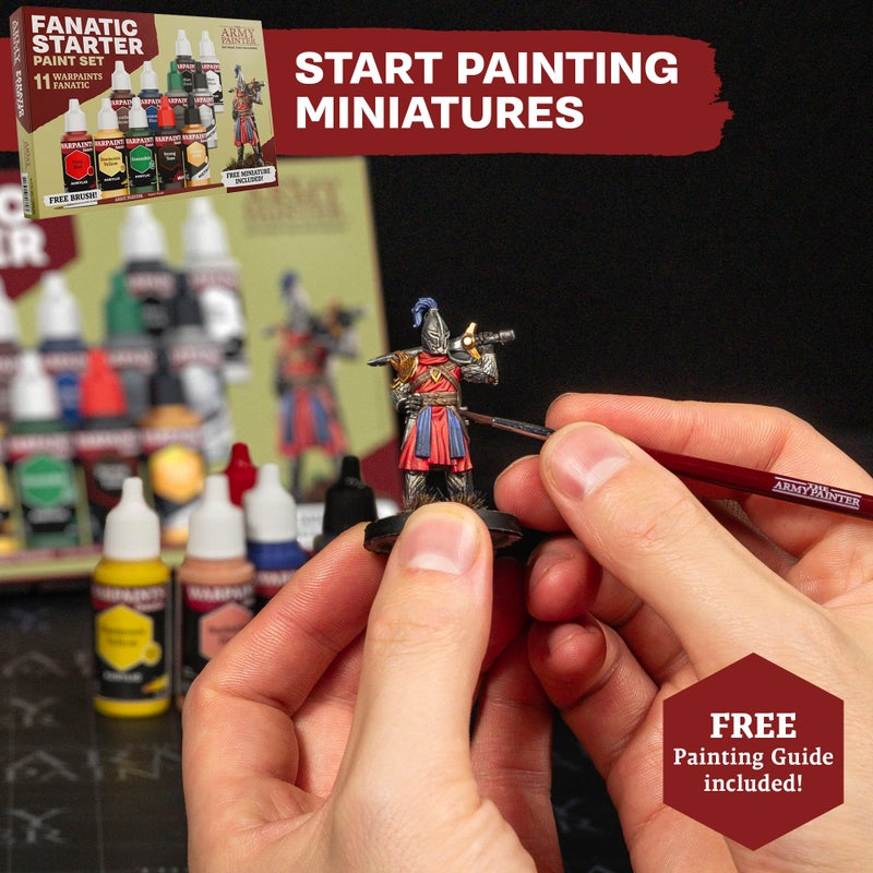 The Army Painter, Starter Bundle Plus+, Beginner paint kit includes: Speedpaint 2.0 & Warpaints Fanatic Starter Set, Wargamers XL Wet Palette & 2 Brushes for DnD & Warhammer - Image 2