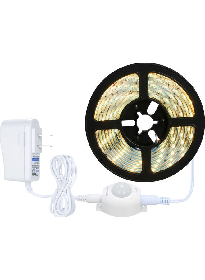 LED Tape Light with Motion Sensor Ribbon White/Black
