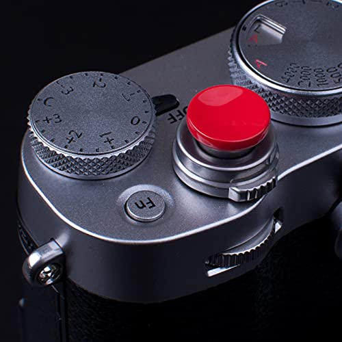 VKO Metal Soft Shutter Release Button,Delicate Camera Shutter Button Black Red Orange 11mm Concave Surface(3 Pack) - Image 5