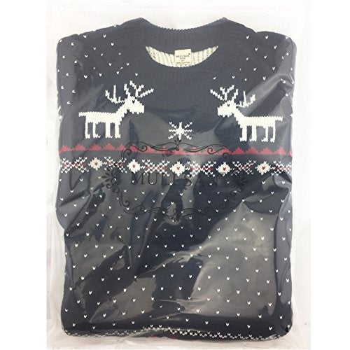MULLSAN® Children's Fireplace Lovely Sweater For Christmas Best Gift (2T, Dark Blue) - Image 5