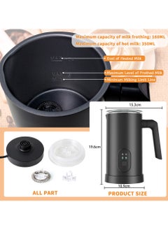 Magic Park Milk Frother 4 in 1 Electric Milk Steamer 400W Automatic Hot and Cold Foam Maker  - Image 3