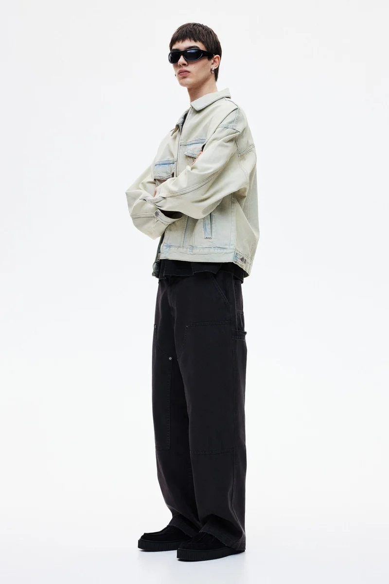 H&M Baggy Fit Carpenter trousers