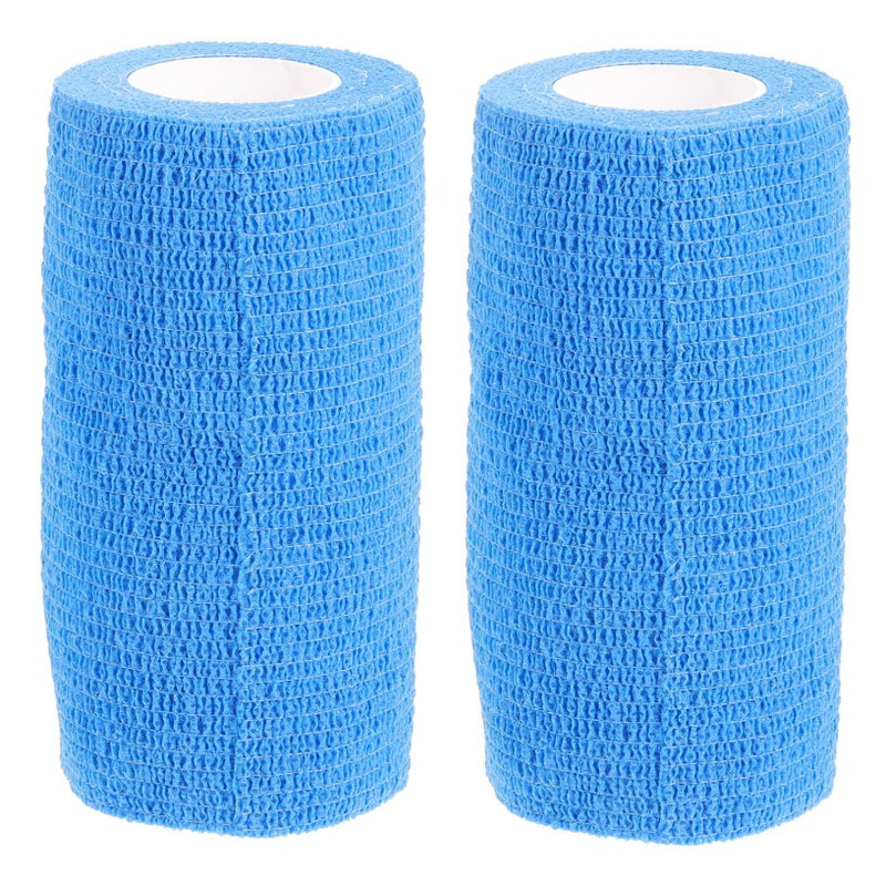 2 Rolls Cow Elastic Bandages Self Adhesive For Livestock Wound Care Breathable Lightweight - Image 2