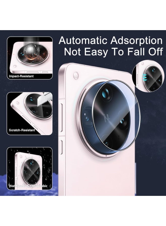 OPPO Find X8 Ultra Screen Protector, 【2+2 Pack】 Tempered Glass Film and Camera Lens Protector, 9H Hardness Definition Glass Screen Protector - Image 4