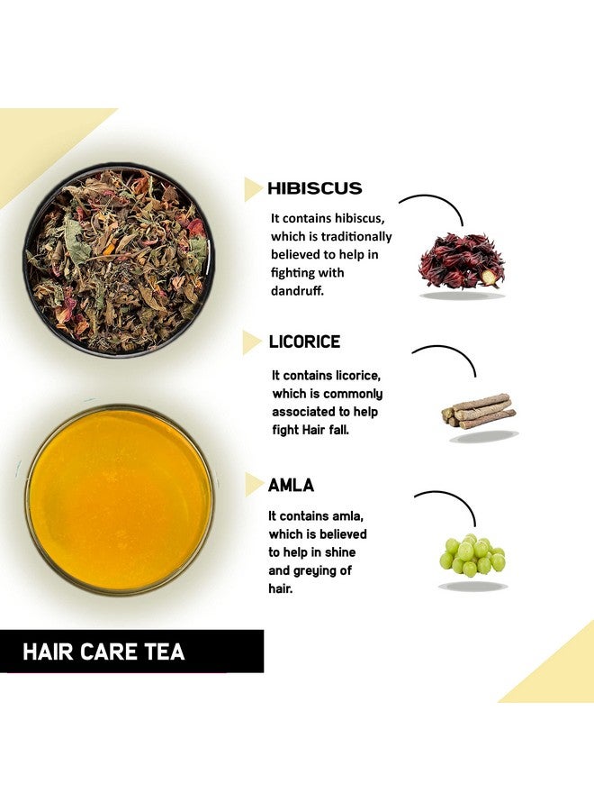 TEACURRY Hair Tea - 30 Tea Bags, 1 Month Pack | Enhance Hair Growth, Reduce Hair Fall, Hair Conditioning - Image 3