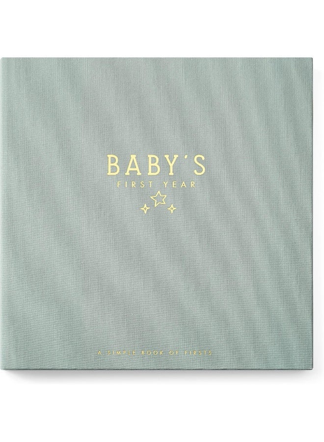 Lucy Darling Baby Memory Book â€“ Celestial Skies | Luxury Baby First Year Book & Photo Album | Gender Neutral Keepsake Journal for Milestones, Memories & Photos | Thoughtful Pregnancy Gift - Image 1
