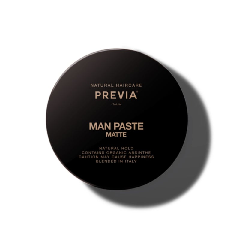 PREVIA PREVIA Man Paste  Matte Hair Styling Paste for Natural Hold and Texture  Molding Hair Paste for Short or Long Hair  Vegan GlutenFree SulfateFree Hair Styling Solution 338 oz