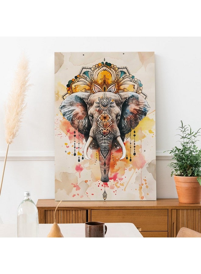 PAPER PLANE DESIGN Modern Art Canvas Gallery Wrap Painting | Eclectic Modern Art Theme | Wall Art for Living Room, Bedroom, and Office Decor | Size 20 In x 30 In DS24 - Image 1