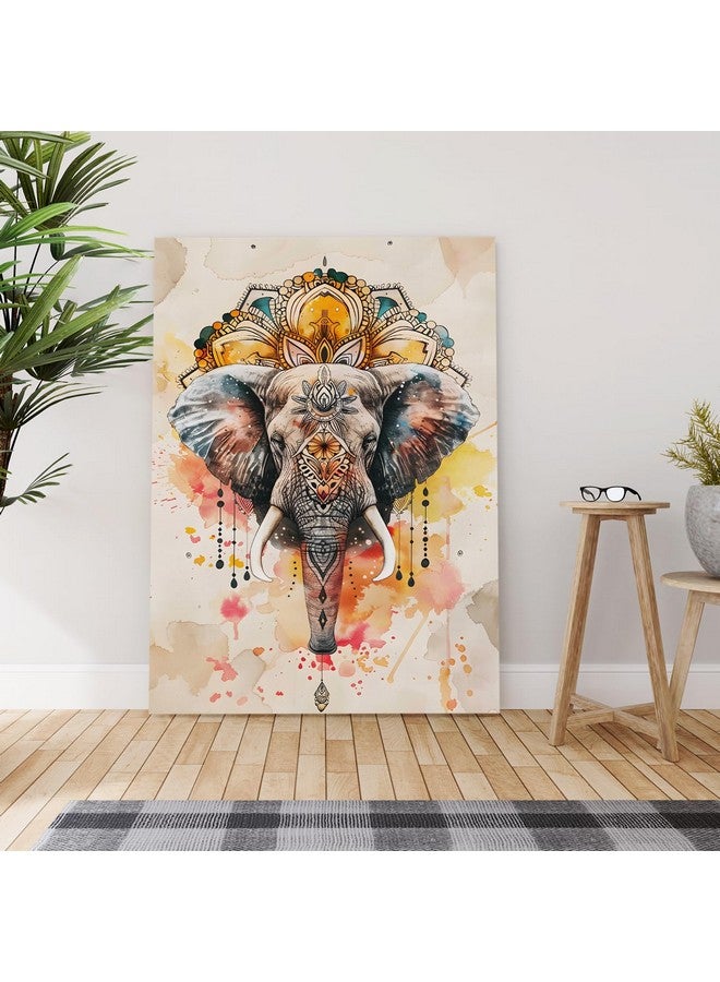 PAPER PLANE DESIGN Modern Art Canvas Gallery Wrap Painting | Eclectic Modern Art Theme | Wall Art for Living Room, Bedroom, and Office Decor | Size 20 In x 30 In DS24 - Image 2