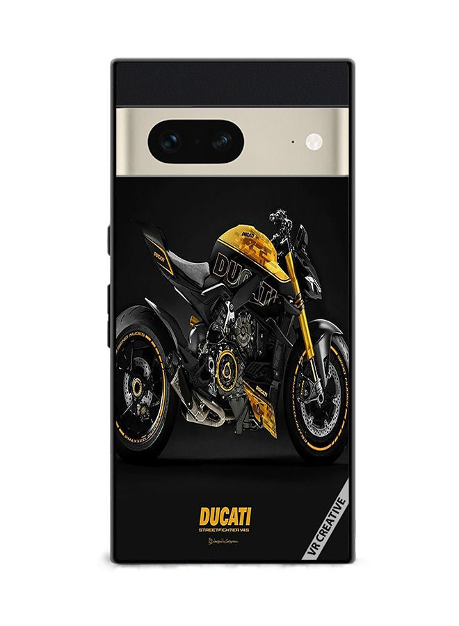 VR CREATIVE Protective Case Cover For Google Pixel 7 Ducati Design Multicolour - Image 1