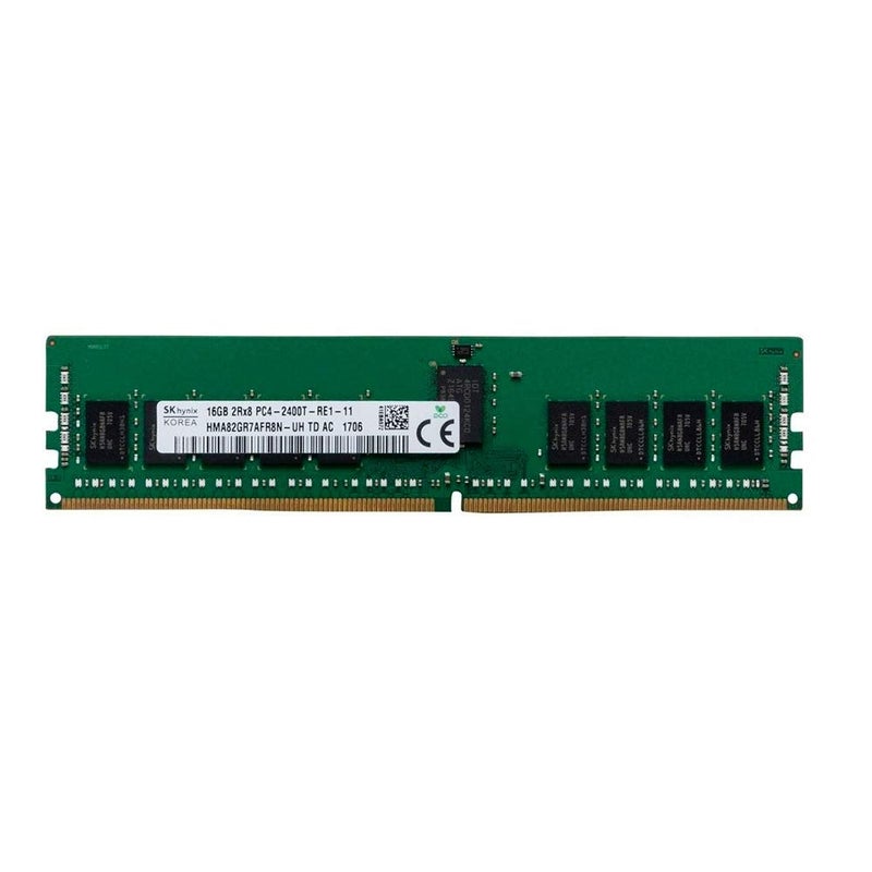 SK Hynix هايكس 16 جيجابايت DDR4 PC4-19200 2400MHZ ECC REG DIMM نموذج HMA82GR7AFR8N-UH - Image 2
